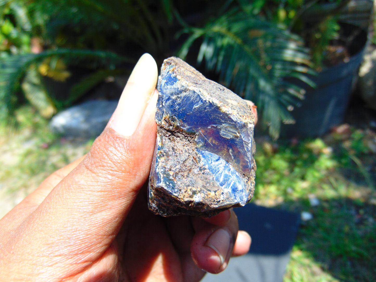 24 gram Rough Raw Indonesian Blue Amber for Healing AGRB41