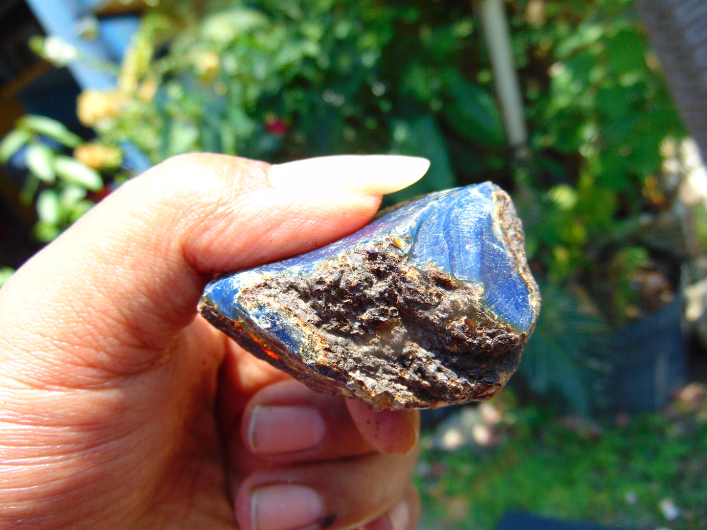 24 gram Rough Raw Indonesian Blue Amber for Healing AGRB41
