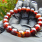 11  Gram Small Beads Bracelet Indonesian  Red Yellow Blue Amber for Healing A20G296