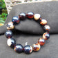 22 gram 14 Beads Mala Bracelet Indonesian amber 13x16 mm for Healing A14G85