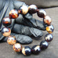 22 gram 14 Beads Mala Bracelet Indonesian amber 13x16 mm for Healing A14G85
