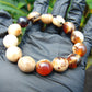 22 gram 14 Beads Mala Bracelet Indonesian amber 13x16 mm for Healing A14G114