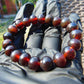 13 Gram Small Beads Bracelet Indonesian Cherry  Red Amber for Healing A20G316