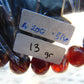 13 Gram Small Beads Bracelet Indonesian Cherry  Red Amber for Healing A20G316