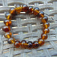 12 Gram Small Beads Bracelet Indonesian Yellow Blue Amber for Healing A20G313