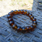12 Gram Small Beads Bracelet Indonesian Yellow Blue Amber for Healing A20G313