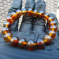 12 Gram Small Beads Bracelet Indonesian Yellow Blue Amber for Healing A20G313