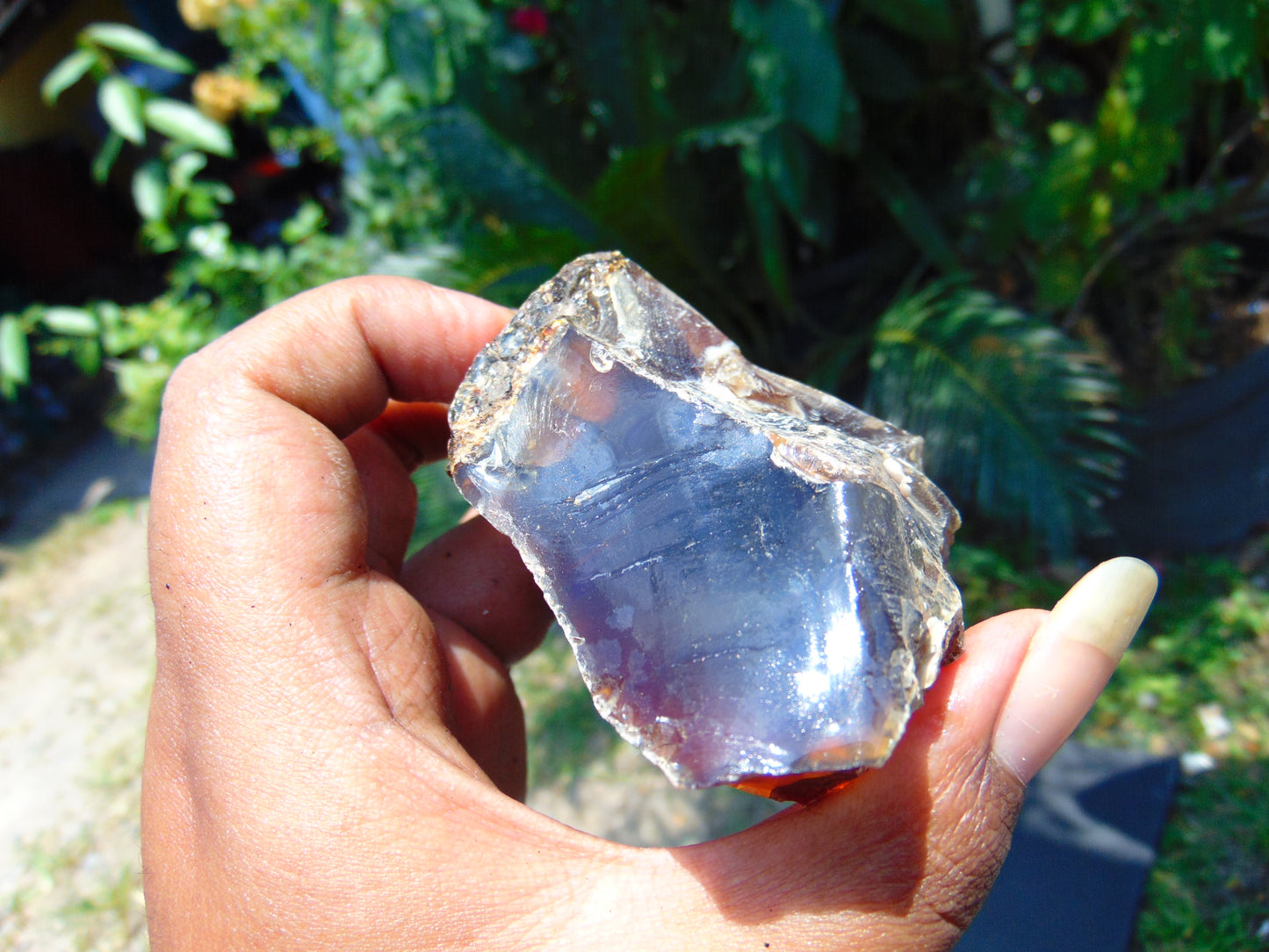 76 gram Rough Raw Indonesian Blue Amber for Healing AGRB38