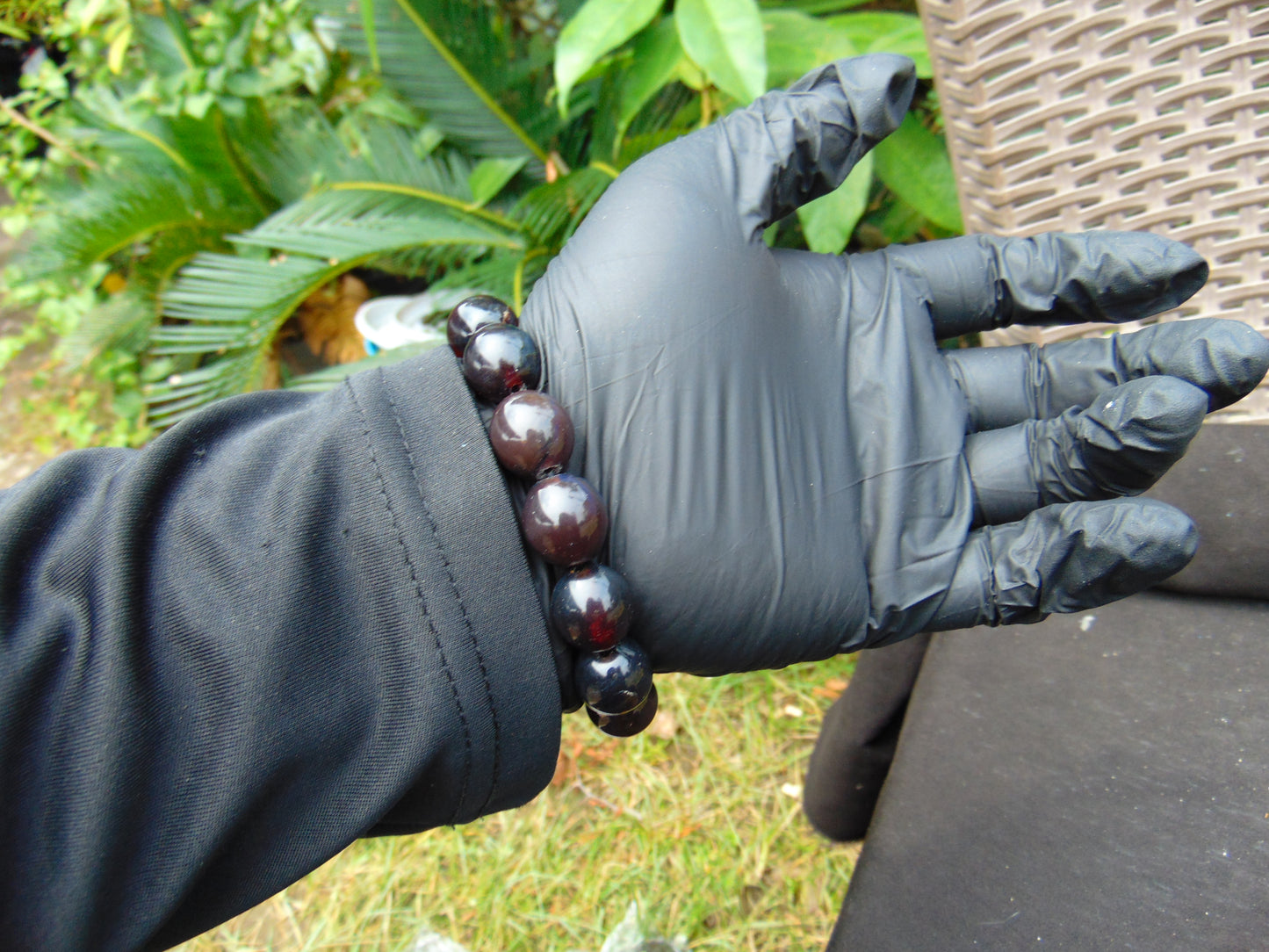 22 gram 14 Beads Mala Bracelet Indonesian amber 13x16 mm for Healing A14G110