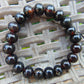 13 Gram Small Beads Bracelet Indonesian Black Amber for Healing A20G294