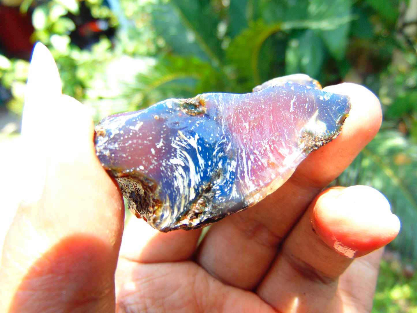 17 gram Rough Raw Indonesian Blue Amber for Healing AGRB46