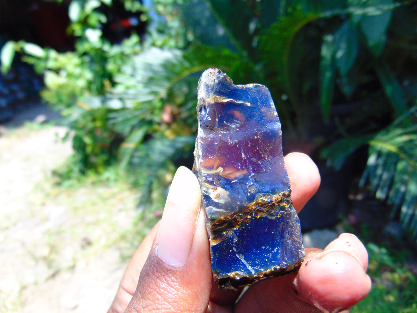 17 gram Rough Raw Indonesian Blue Amber for Healing AGRB46