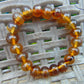 12 Gram Small Beads Bracelet Indonesian Yellow Green Blue Amber for Healing A20G301