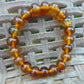 12 Gram Small Beads Bracelet Indonesian Yellow Green Blue Amber for Healing A20G301