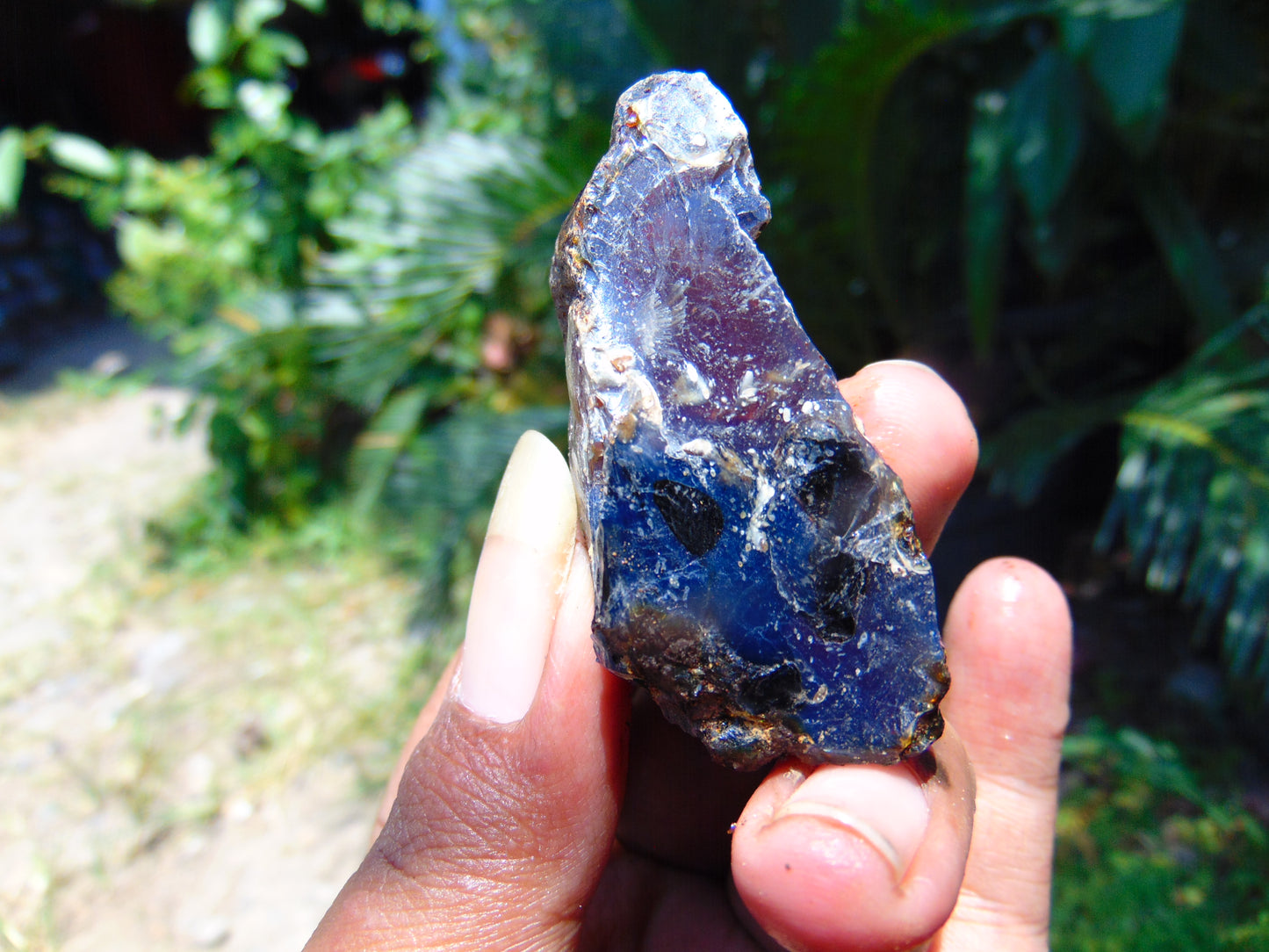 17 gram Rough Raw Indonesian Blue Amber for Healing AGRB46