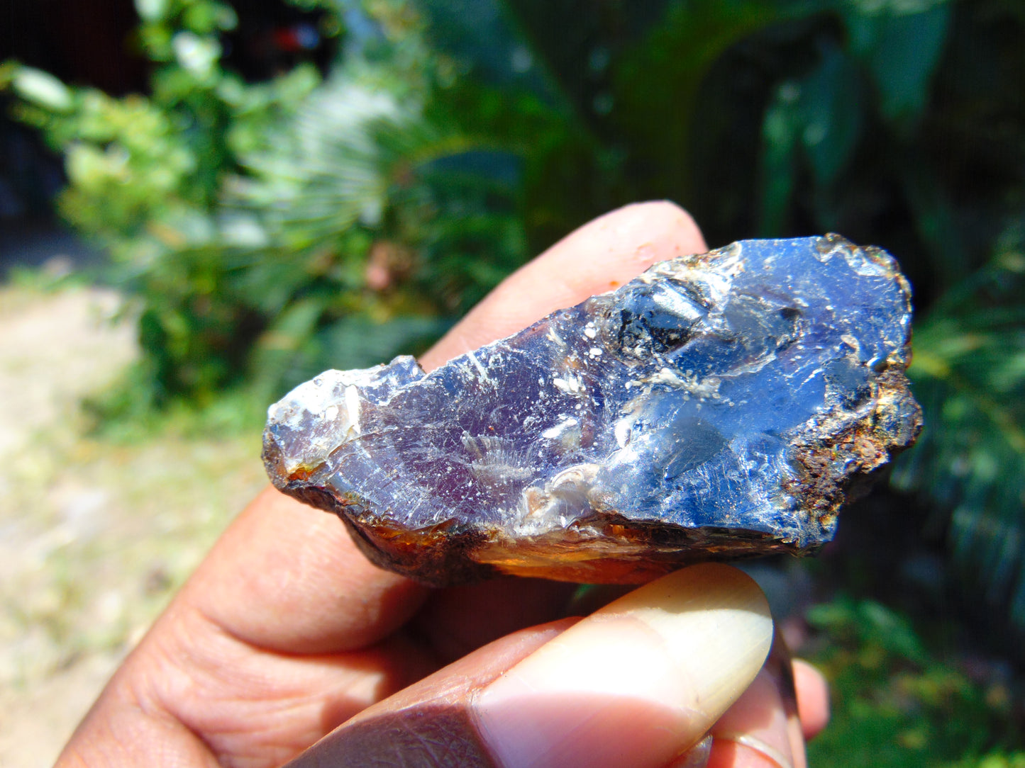 17 gram Rough Raw Indonesian Blue Amber for Healing AGRB46