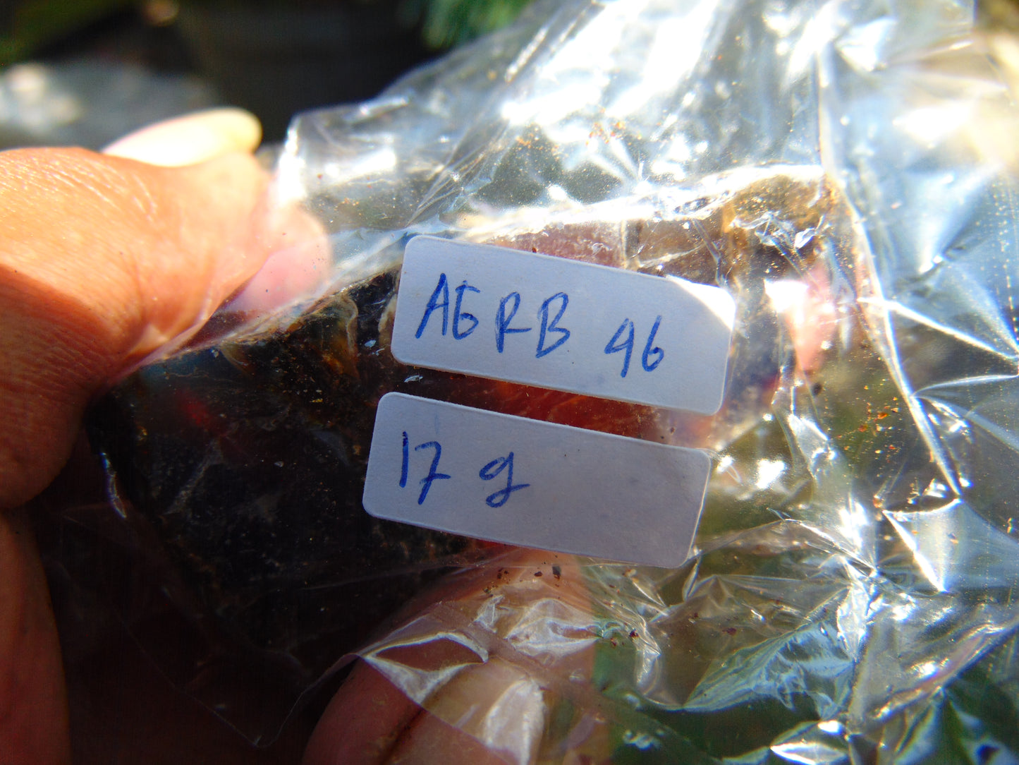 17 gram Rough Raw Indonesian Blue Amber for Healing AGRB46