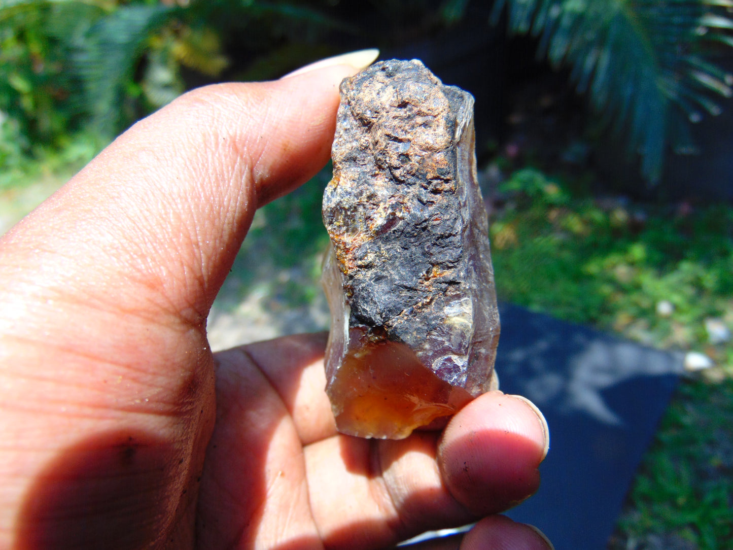 24 gram Rough Raw Indonesian Blue Amber for Healing AGRB45