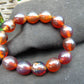 23 gram 14 Beads Mala Bracelet Indonesian amber 13x16 mm for Healing A14G105