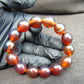 23 gram 14 Beads Mala Bracelet Indonesian amber 13x16 mm for Healing A14G105