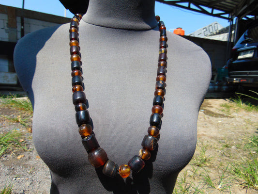 74 gr Beads Combination Necklace Indonesian Amber for Healing NC53