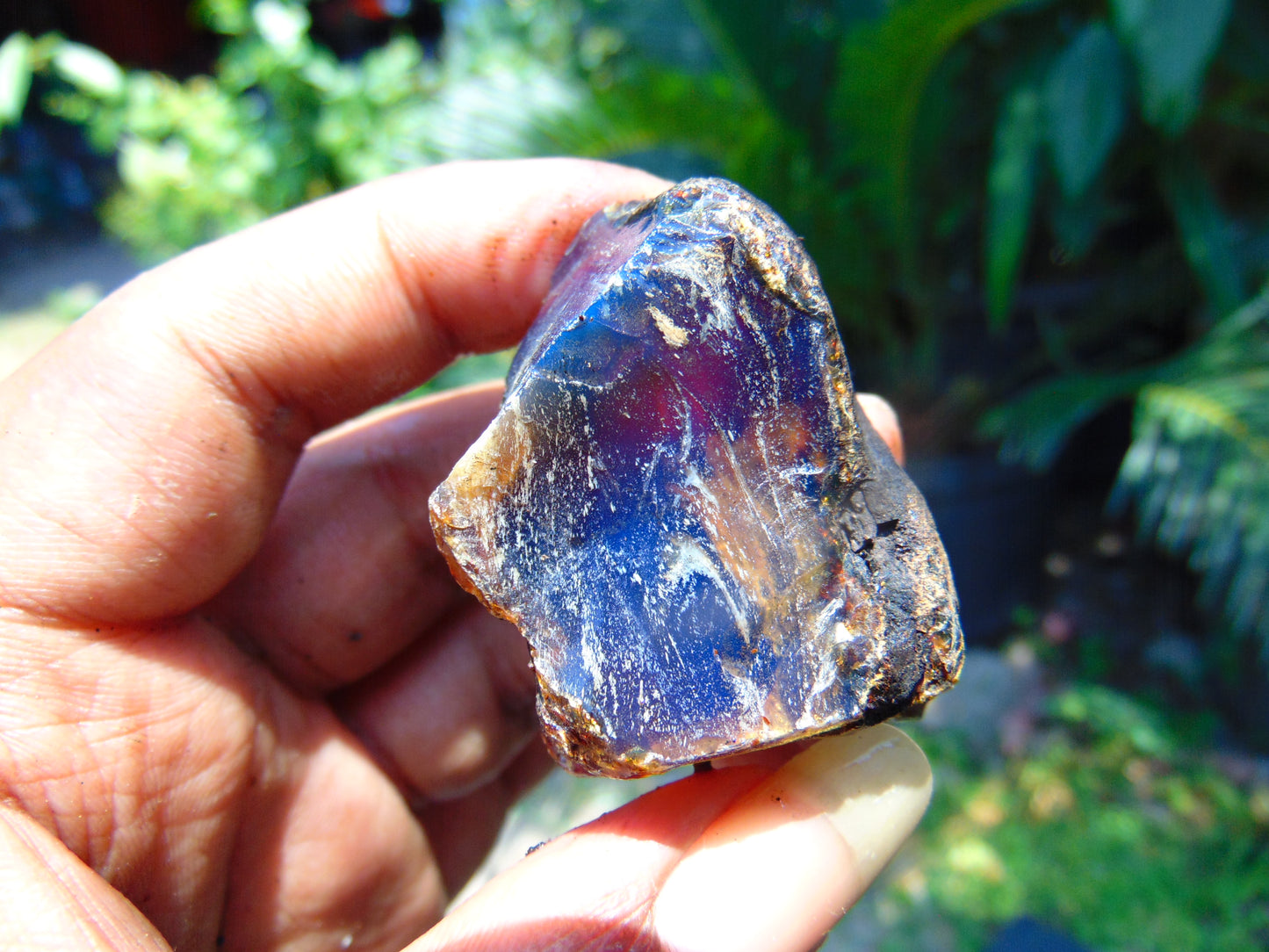 22 gram Rough Raw Indonesian Blue Amber for Healing AGRB43