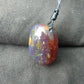 13 gr Pendant 35x26x24 mm Indonesian Blue Amber for Healing A37