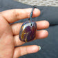 13 gr Pendant 35x26x24 mm Indonesian Blue Amber for Healing A37