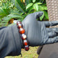 23 gram 14 Beads Mala Bracelet Indonesian amber 13x16 mm for Healing A14G105