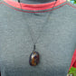 13 gr Pendant 35x26x24 mm Indonesian Blue Amber for Healing A37