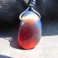 17 gr Pendant 43x29x25 mm Indonesian Blue Amber for Healing PDA696
