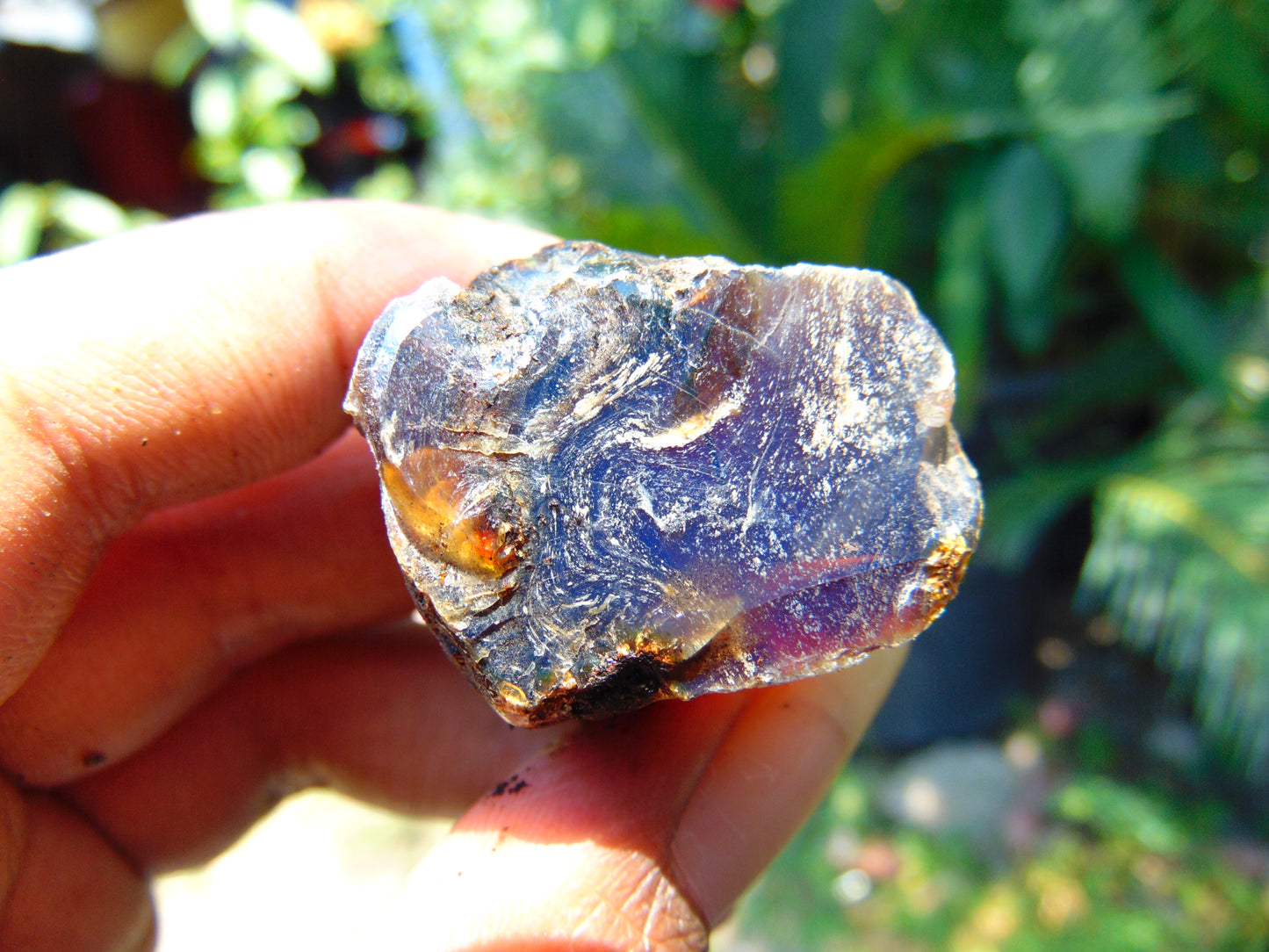 22 gram Rough Raw Indonesian Blue Amber for Healing AGRB43
