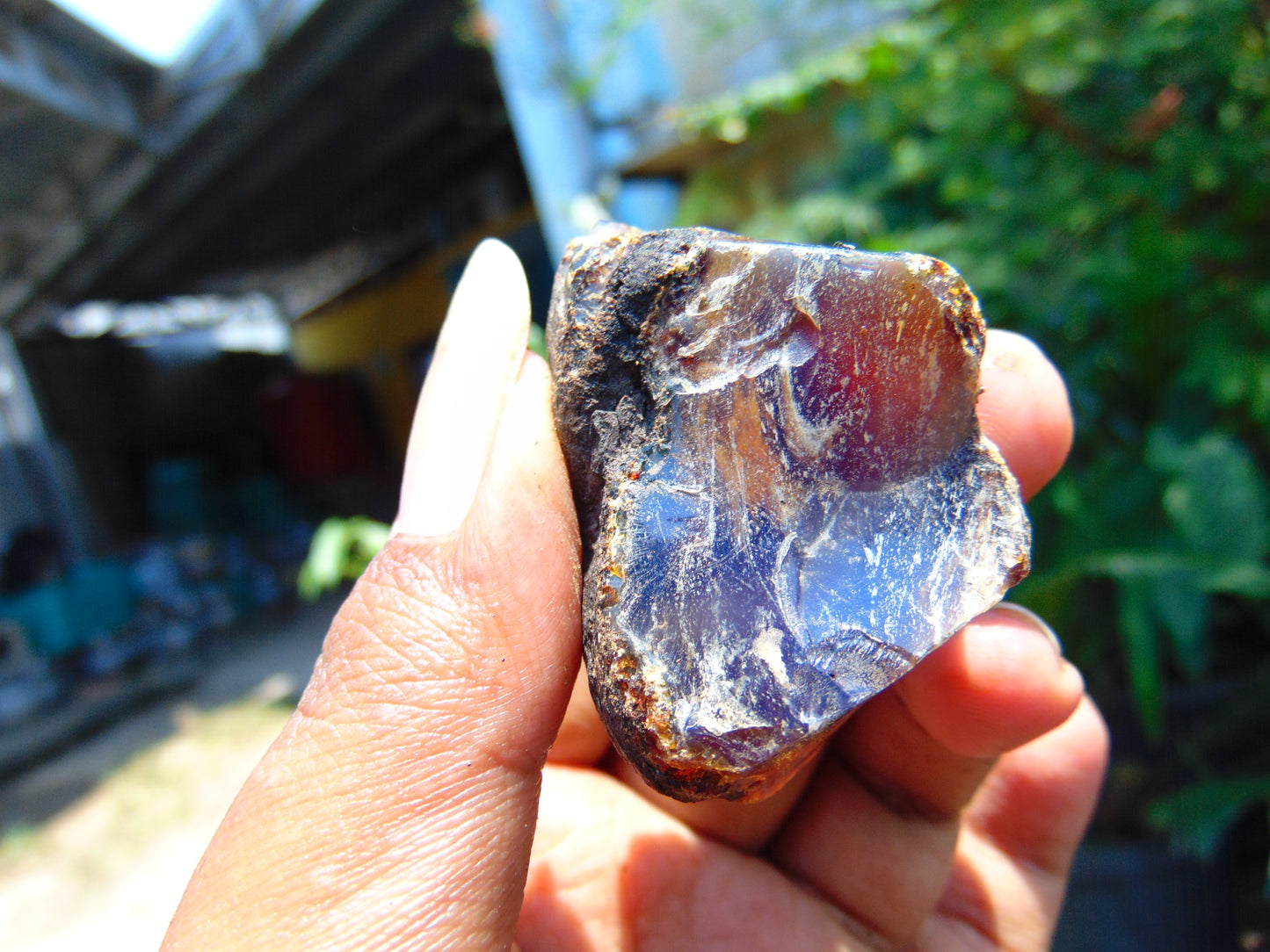 22 gram Rough Raw Indonesian Blue Amber for Healing AGRB43