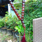 71 gr Komboloi Rosary 22 Beads 15x15 mm Indonesian Red Bluish Amber for Healing CO3