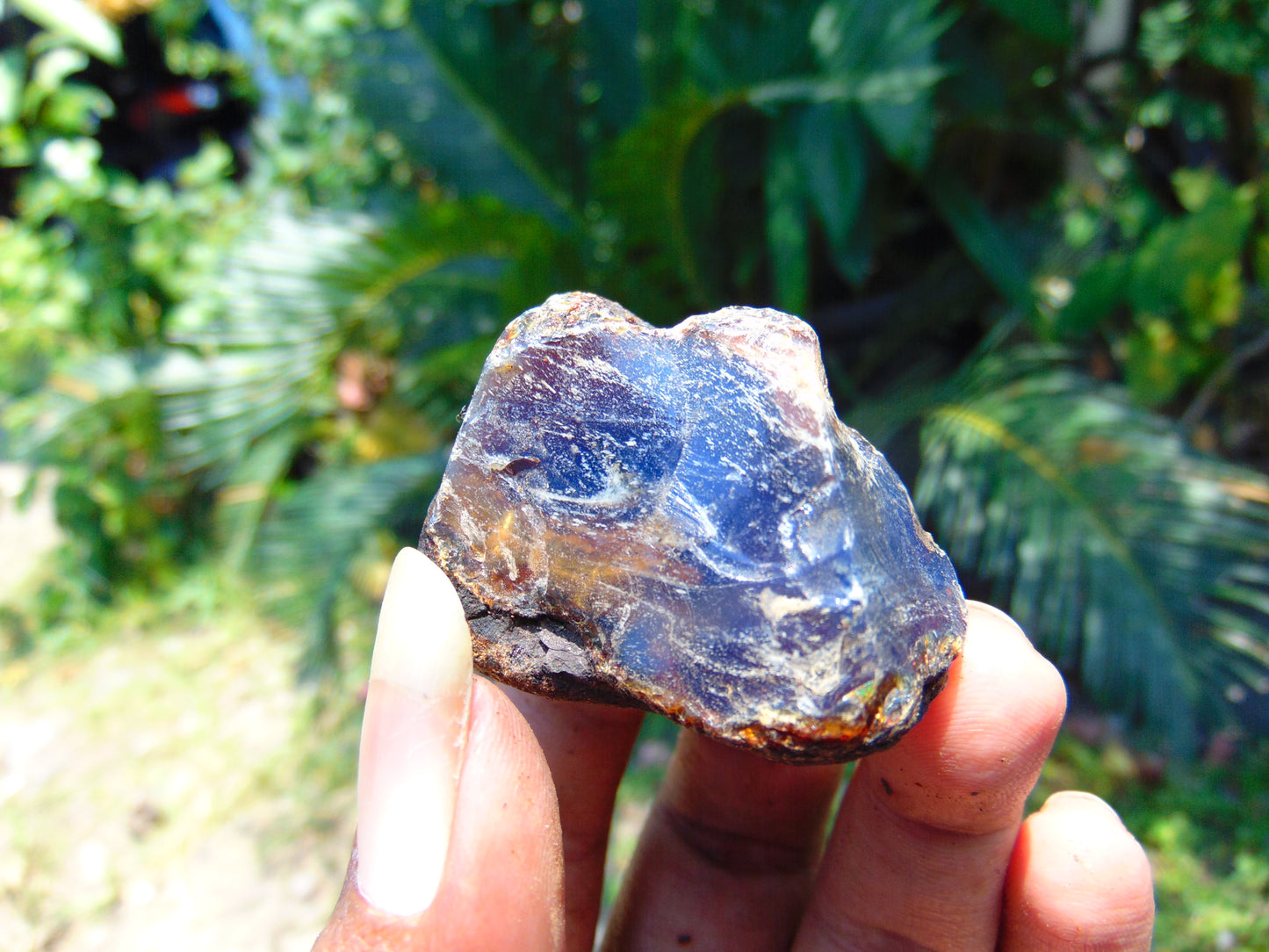 22 gram Rough Raw Indonesian Blue Amber for Healing AGRB43