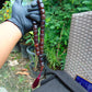 71 gr Komboloi Rosary 22 Beads 15x15 mm Indonesian Red Bluish Amber for Healing CO3