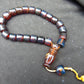 74 gr Komboloi Rosary 22 Beads 15x15 mm Indonesian Red Blue Amber for Healing CO4