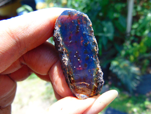 10 gram Rough Raw Indonesian Blue Amber for Healing AGRB48