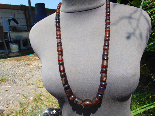 53 gr Beads Combination Necklace Indonesian Amber for Healing NC51