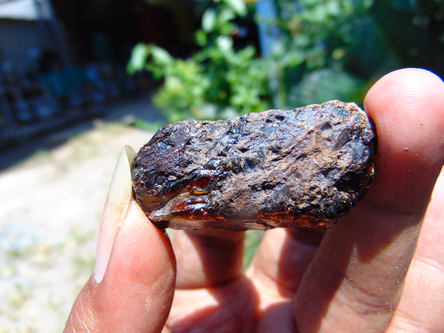 10 gram Rough Raw Indonesian Blue Amber for Healing AGRB48