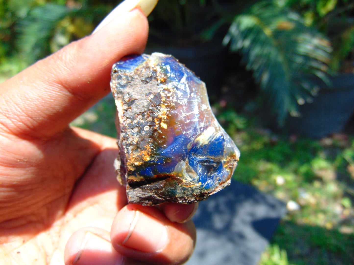 12 gram Rough Raw Indonesian Blue Amber for Healing AGRB47