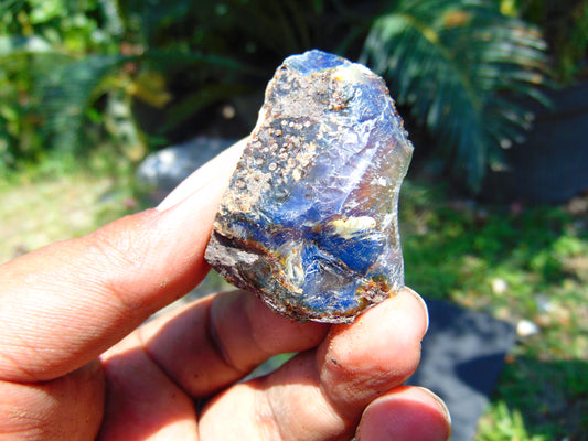 12 gram Rough Raw Indonesian Blue Amber for Healing AGRB47
