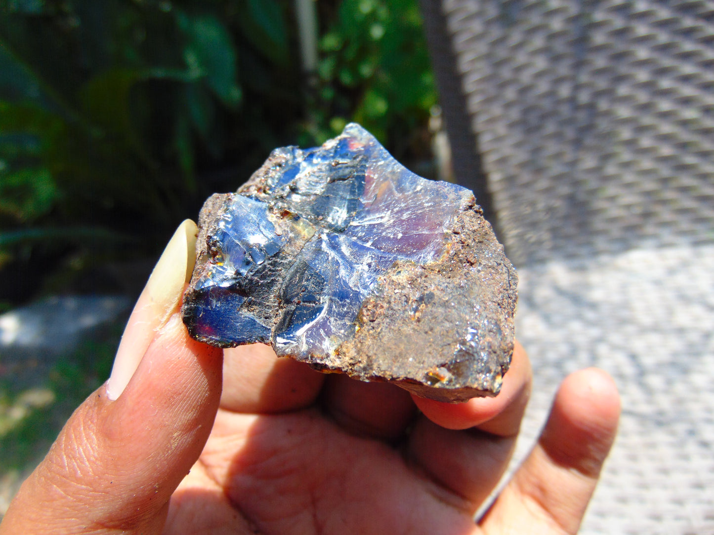 12 gram Rough Raw Indonesian Blue Amber for Healing AGRB47