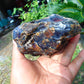 395 gram Rough Raw Indonesian Purple Blue Amber for Healing AGRB104
