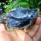 395 gram Rough Raw Indonesian Purple Blue Amber for Healing AGRB104