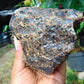 395 gram Rough Raw Indonesian Purple Blue Amber for Healing AGRB104