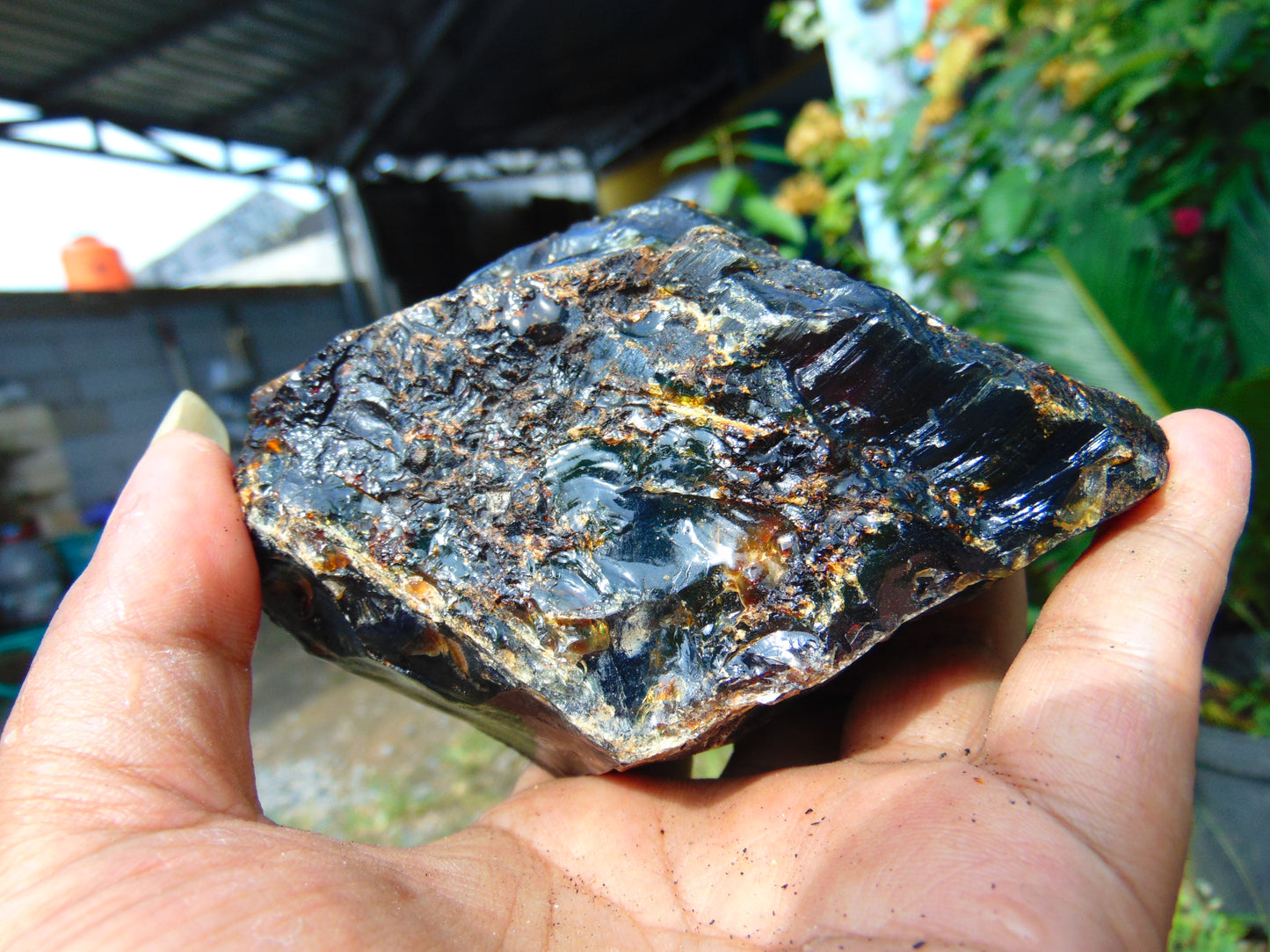 230 gram Rough Raw Indonesian Blue Amber for Healing AGRB110