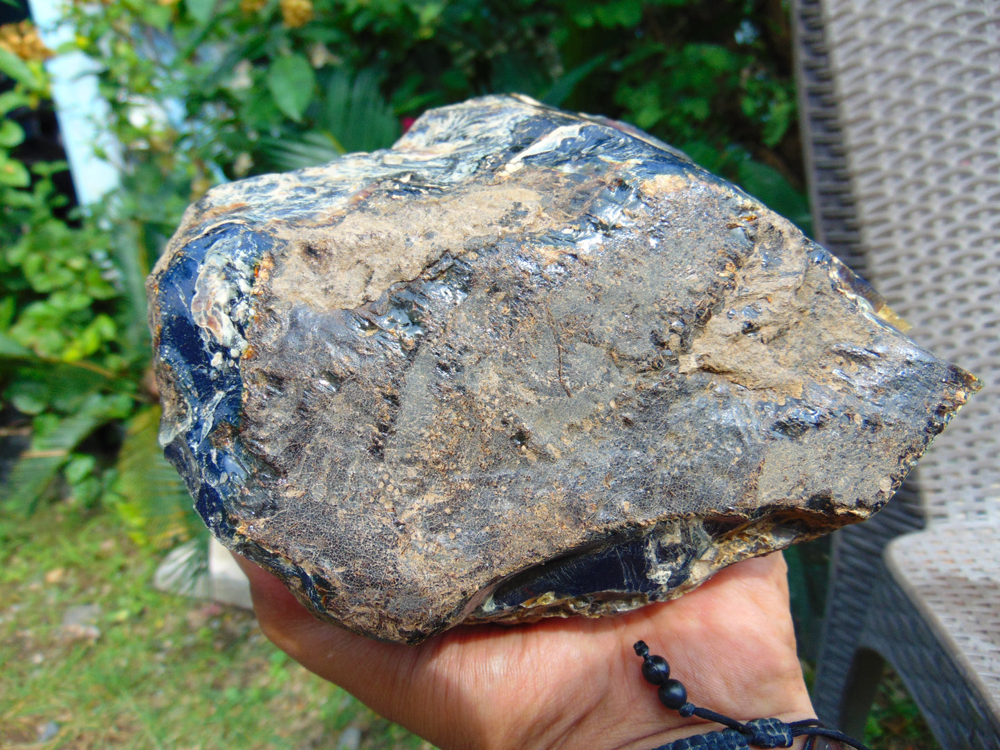 933 gram Rough Raw Indonesian Blue Amber for Healing RBM79