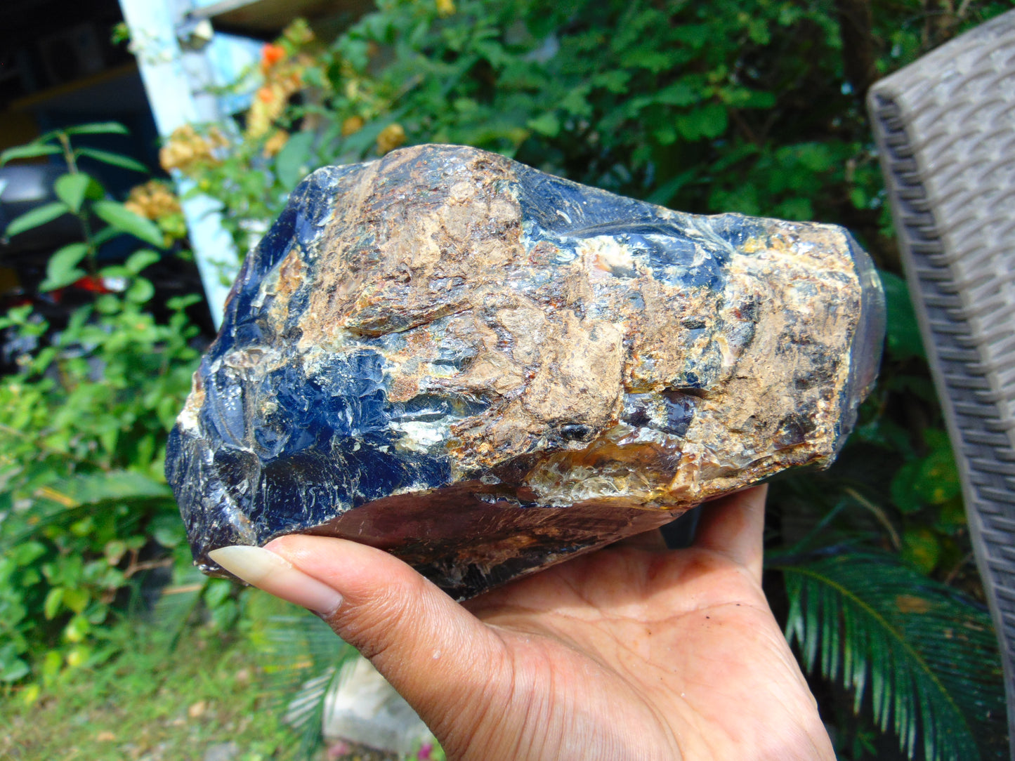 933 gram Rough Raw Indonesian Blue Amber for Healing RBM79