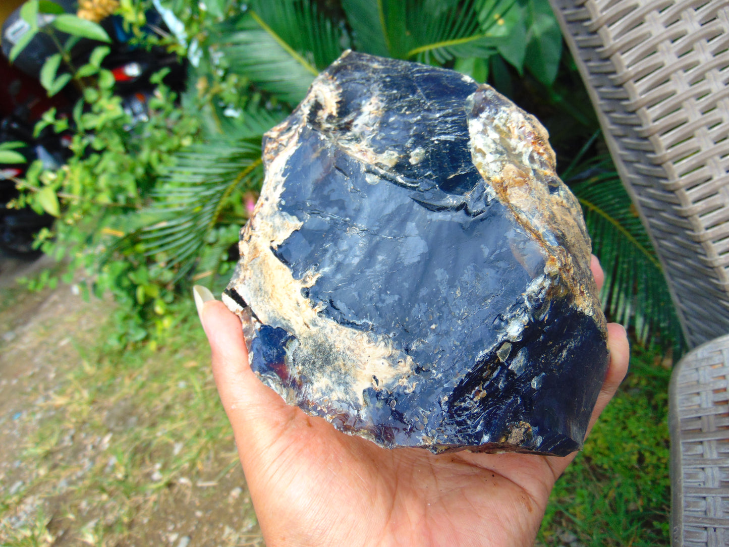 933 gram Rough Raw Indonesian Blue Amber for Healing RBM79